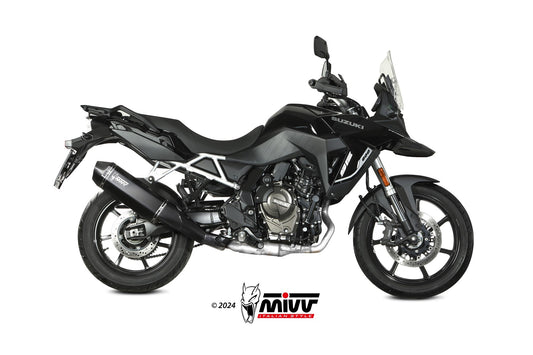 MIVV Speed Edge Auspuff schwarz passend für SUZUKI V-STROM 800 SE 2023-2026