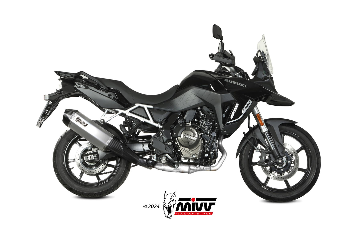 MIVV Speed Edge Auspuff Edelstahl passend für SUZUKI V-STROM 800 SE 2023-2026