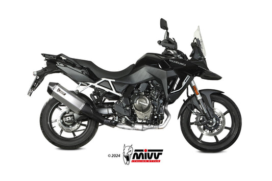 MIVV Speed Edge Auspuff Edelstahl passend für SUZUKI V-STROM 800 SE 2023-2026