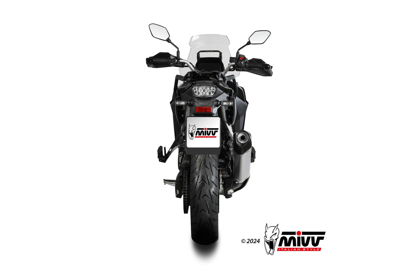 MIVV Speed Edge Auspuff Edelstahl passend für SUZUKI V-STROM 800 SE 2023-2026