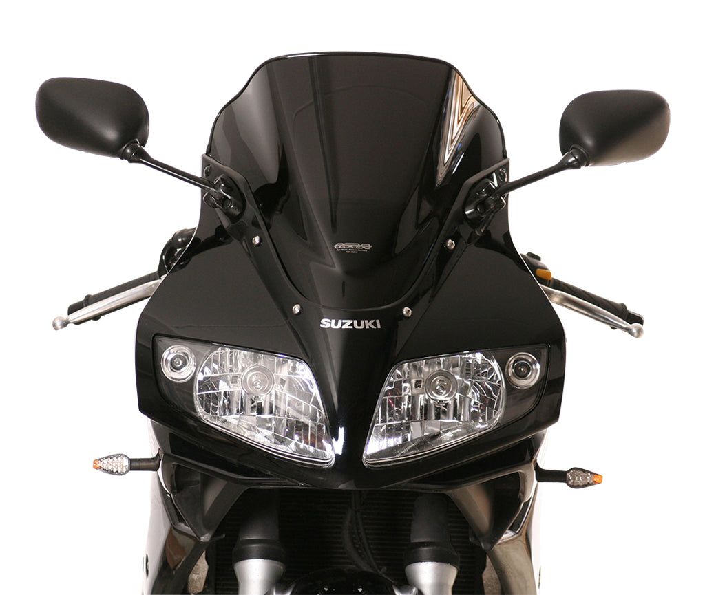 MRA Racingscheibe "R" schwarz passend für Suzuki SV 650 S / SV 1000 S 2003-