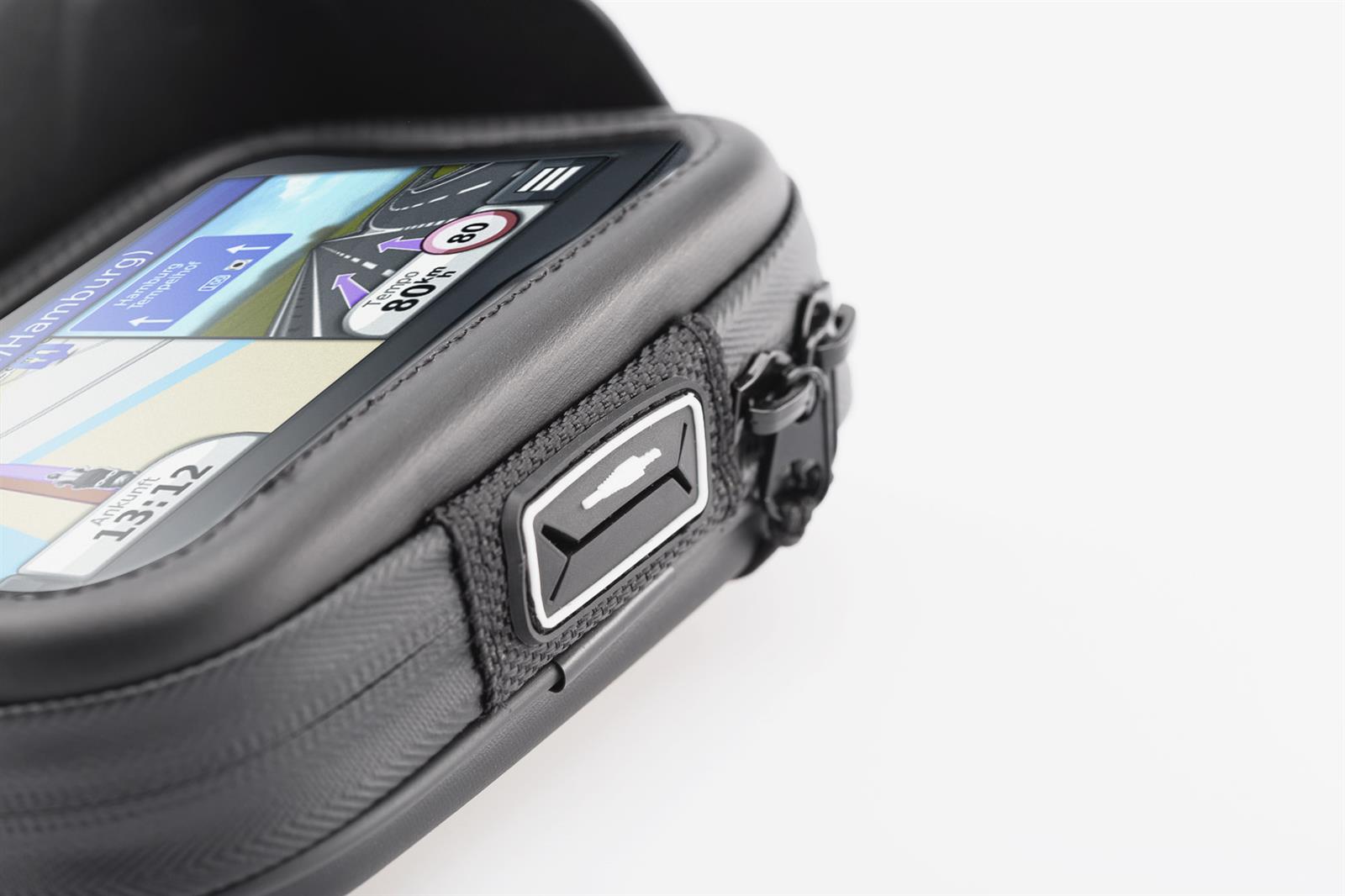 Navi Case Pro S Spritzwassergeschützt Schwarz - Kama Bike Parts