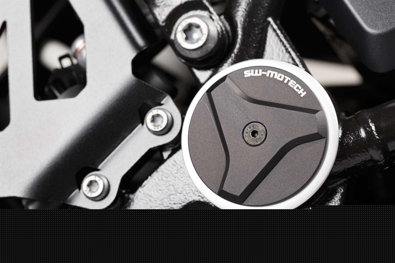 Rahmenkappen-Set Schwarz passend für BMW R 1200 GS R1200/1250RT R 1250 GS - Kama Bike Parts