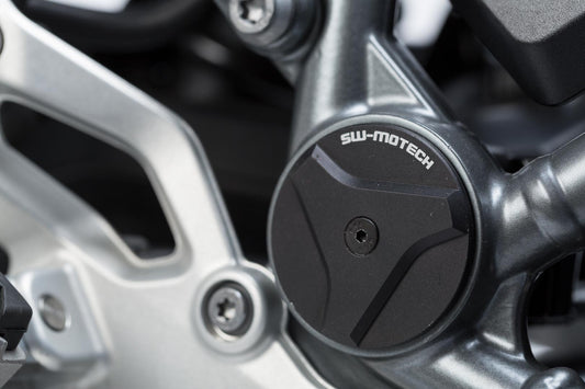 Rahmenkappen-Set Schwarz passend für BMW R 1200 R/RS 2014-2018 R 1250 R/RS 2018- - Kama Bike Parts