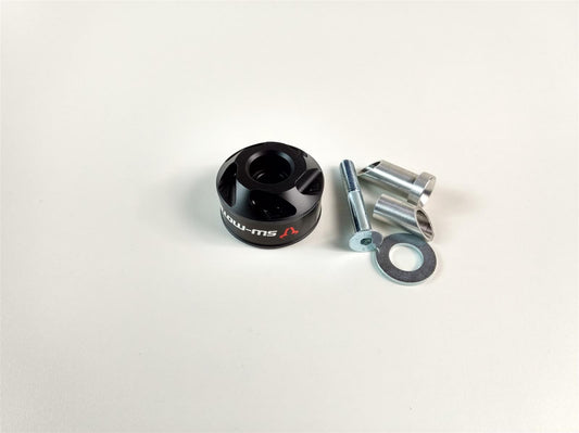 Sturzpad-Kit für Hinterachse Schwarz passend für BMW R 1200 GS 2004- - Kama Bike Parts
