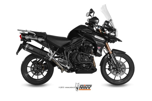 MIVV Speed Edge Auspuff passend für Triumph Tiger Explorer 1200 2012-2015