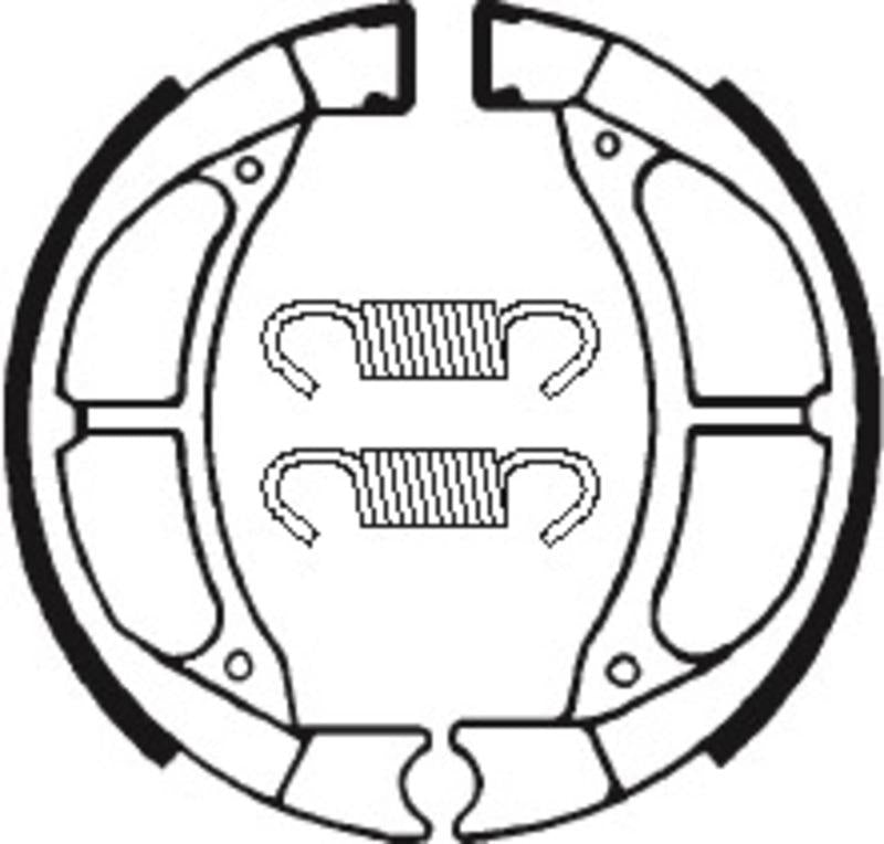 Bremsbacken Organisch BA021 passend für Yamaha JOG 50 1988-1992 - Kama Bike Parts