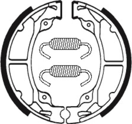 Bremsbacken Organisch BA025 passend für Kawasaki KDX 200 1983-1988 - Kama Bike Parts