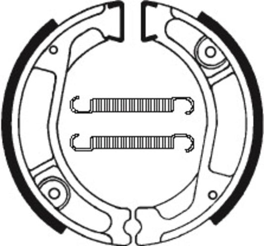 Bremsbacken Organisch BA029 passend für Honda NX 250 1988-1993 - Kama Bike Parts