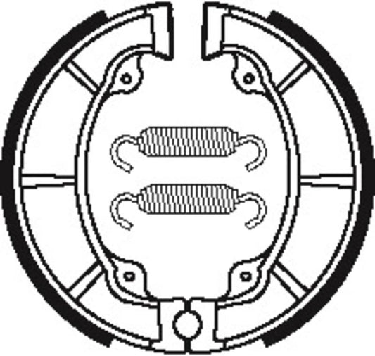 Bremsbacken Organisch BA038 passend für Kawasaki GPZ 305 1984-1994 - Kama Bike Parts