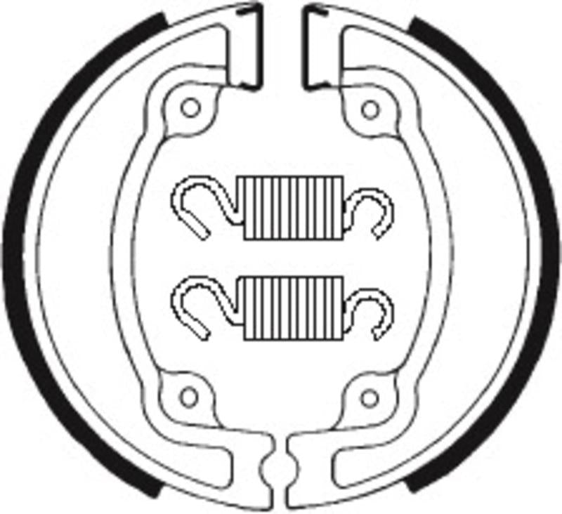Bremsbacken Organisch BA041 passend für CAN AM DS 70 2008-2019 - Kama Bike Parts