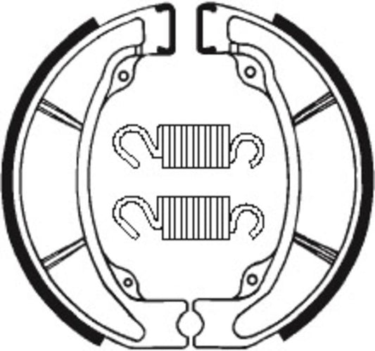 Bremsbacken Organisch BA047 passend für Honda CR 125 R 1986-1986 - Kama Bike Parts