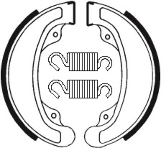 Bremsbacken Organisch BA058 passend für Honda CB 250 1979-2001 - Kama Bike Parts