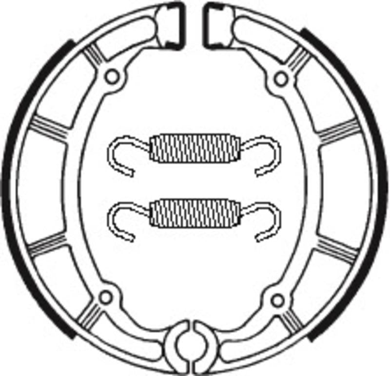 Bremsbacken Organisch BA065 passend für Yamaha XV 750 VIRAGO 1994-1997 - Kama Bike Parts