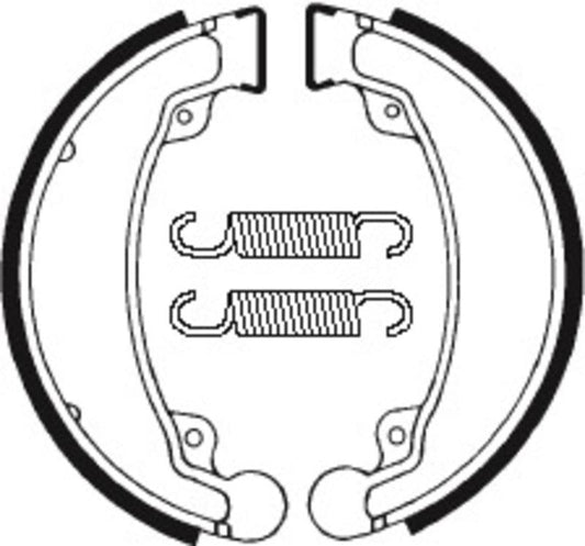 Bremsbacken Organisch BA069 passend für DAELIM DELFINO 100 2000-2006 - Kama Bike Parts