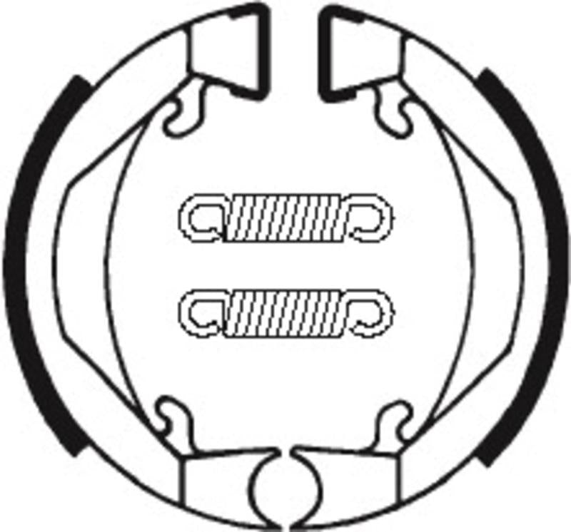 Bremsbacken Organisch BA074 passend für KTM 50 SX 1998-2008 - Kama Bike Parts