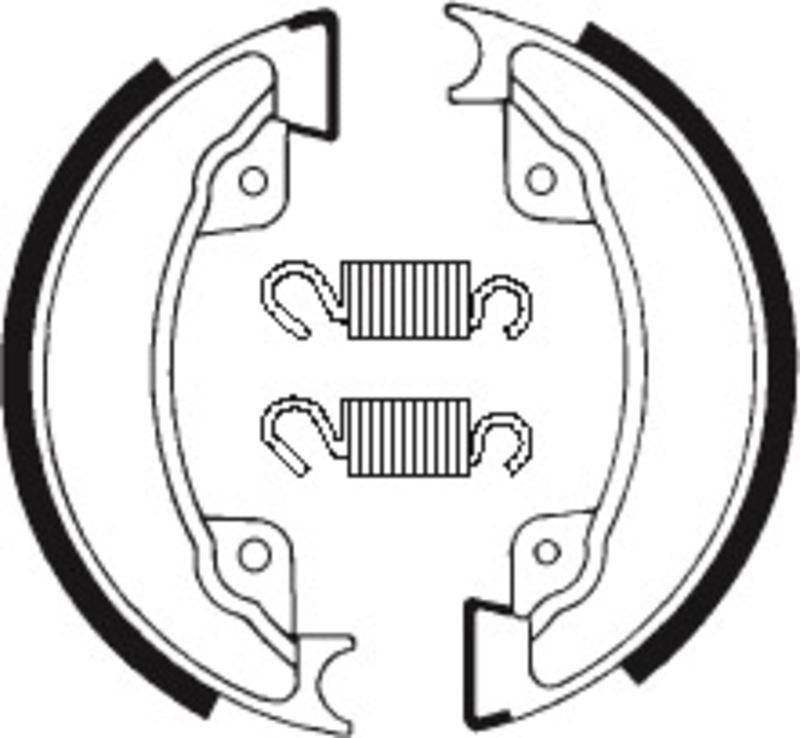 Bremsbacken Organisch BA077 passend für Honda XL 500 R 1982-1982 - Kama Bike Parts