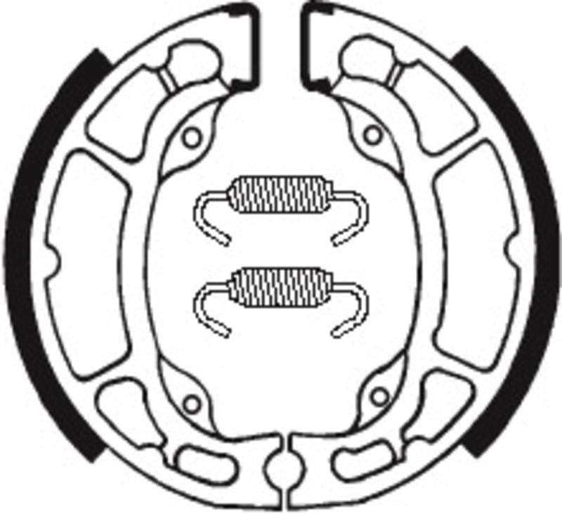 Bremsbacken Organisch BA087 passend für Kawasaki KX 80 1979-1982 - Kama Bike Parts