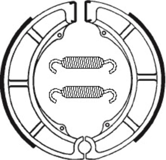 Bremsbacken Organisch BA097 passend für SUZUKI GT 250 1973-1978 - Kama Bike Parts