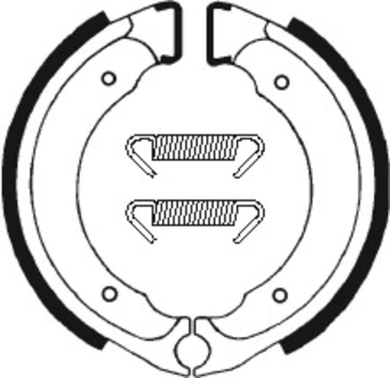Bremsbacken Organisch BA101 passend für SUZUKI LT-Z 50 QUADSPORT 2006-2019 - Kama Bike Parts