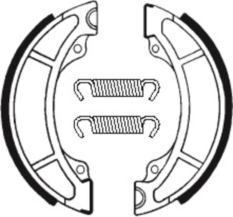 Bremsbacken Organisch BA108 passend für SUZUKI RM 250 1983-1984 - Kama Bike Parts