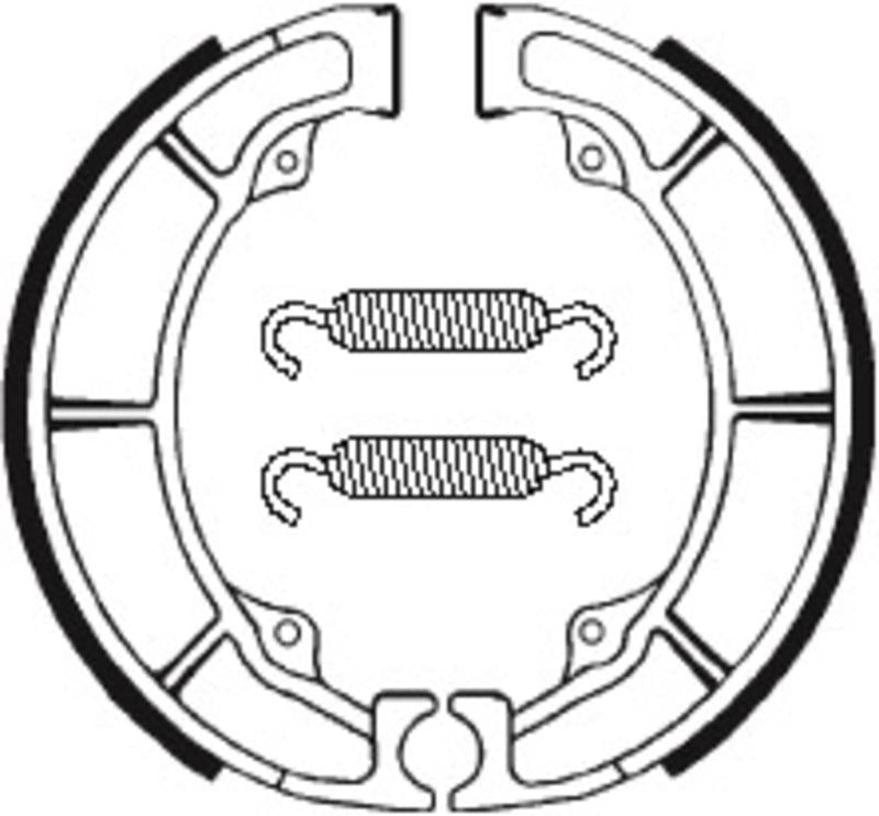 Bremsbacken Organisch BA110 passend für SUZUKI LT-F 250 QUADRUNNER 1988-2001 - Kama Bike Parts