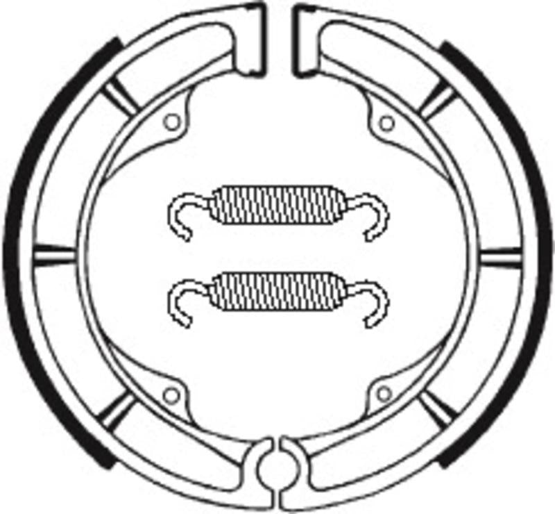 Bremsbacken Organisch BA111 passend für SUZUKI DR 750 1988-1989 - Kama Bike Parts