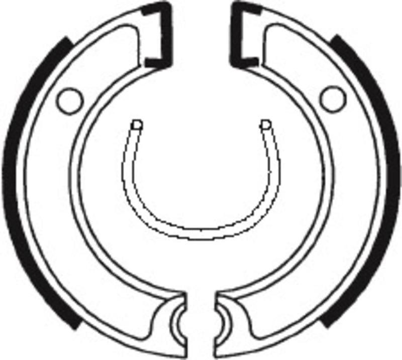 Bremsbacken Organisch BA112 passend für Yamaha JOG 50 1988-1990 - Kama Bike Parts