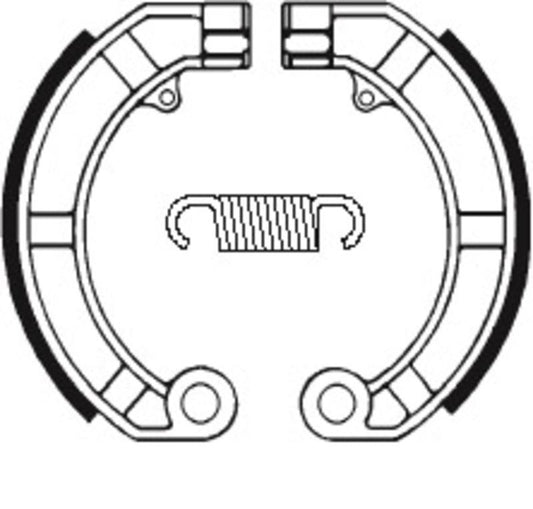 Bremsbacken Organisch BA146 passend für VESPA VESPA PE 1977-1997 - Kama Bike Parts