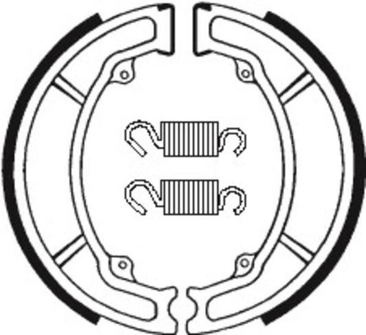 Bremsbacken Organisch BA189 passend für Honda CN 250 SPAZIO 1988-1992 - Kama Bike Parts
