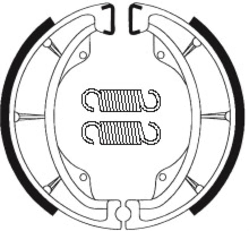 Bremsbacken Organisch BA202 passend für SUZUKI UC 125 EPICURO 1999-2001 - Kama Bike Parts
