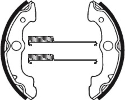Bremsbacken Organisch passend für Honda TRX 500 FOURTRAX FOREMAN RUBICON 2001-2004 - Kama Bike Parts