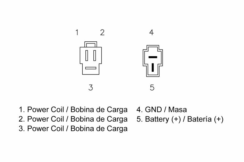 Laderegler passend für SUZUKI GS 500 1978-2007 - Kama Bike Parts