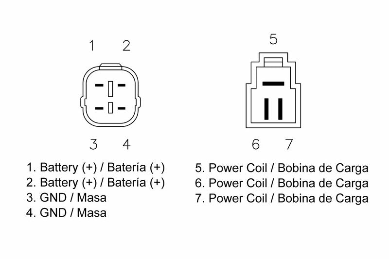 Laderegler passend für SUZUKI GSX 650 2008-2012 - Kama Bike Parts
