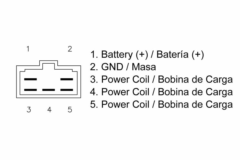 Laderegler passend für Yamaha FZS 1000 2001-2005 - Kama Bike Parts