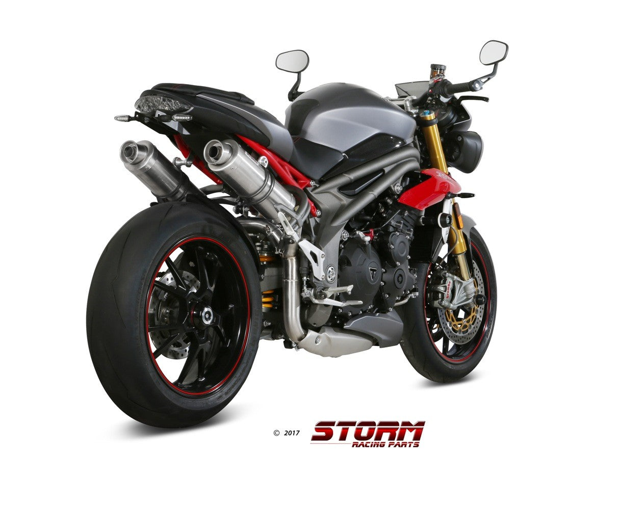 STORM GP Auspuff passend für Triumph Speed Triple 2016-2017