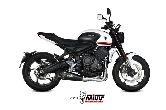 MIVV DELTA RACE Auspuff Komplettanlage passend für TRIUMPH TRIDENT 660 2021-2024