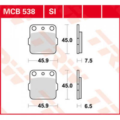 TRW Lucas Bremsbelag MCB538 - Kama Bike Parts