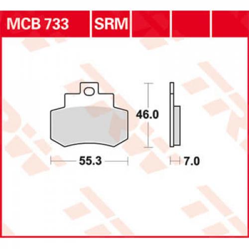 TRW Lucas Bremsbelag MCB733 - Kama Bike Parts
