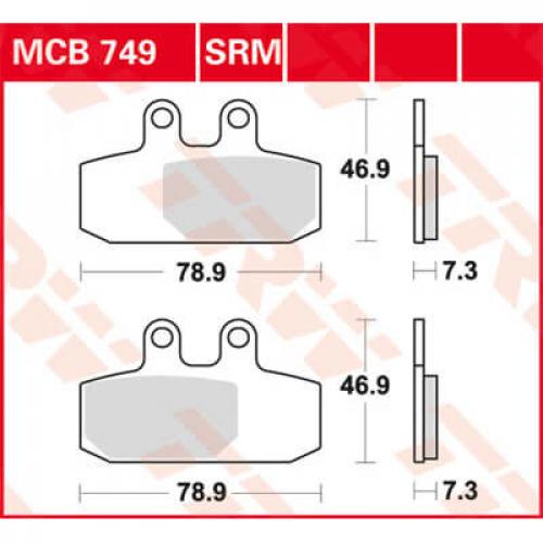 TRW Lucas Bremsbelag MCB749 - Kama Bike Parts