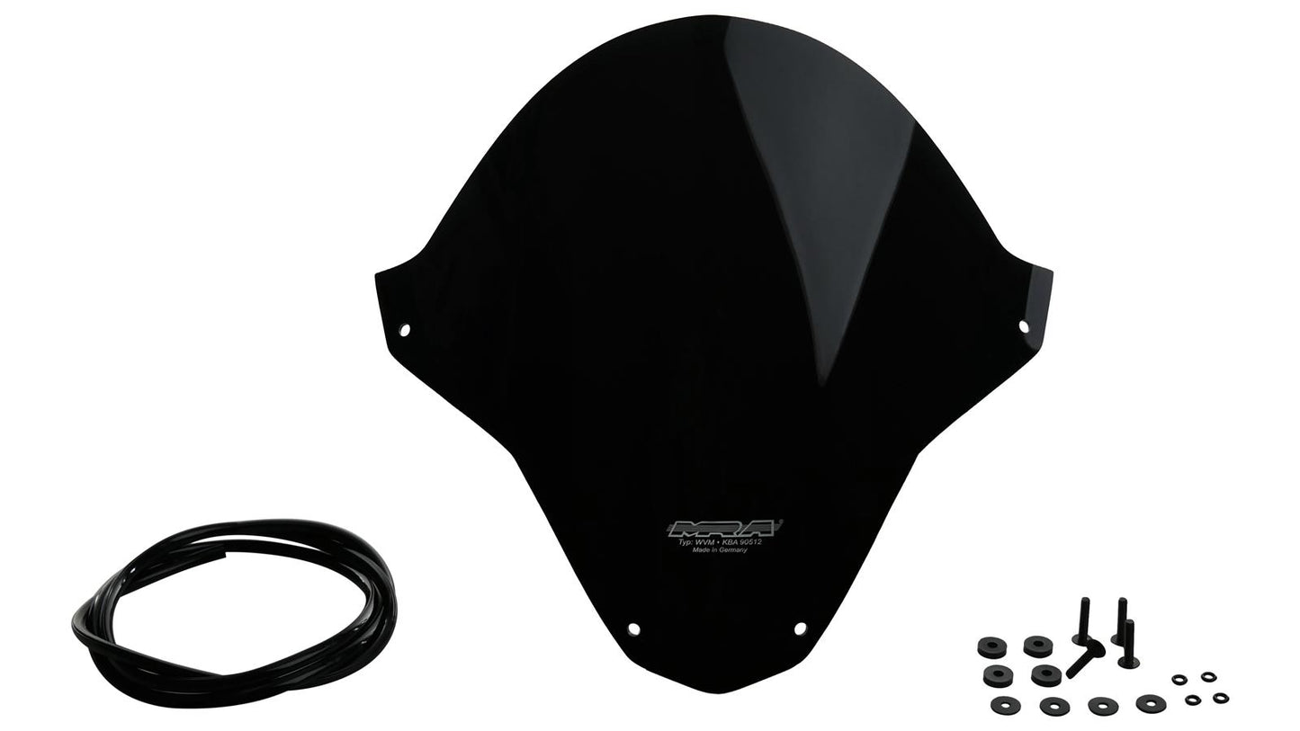 Verkleidungsscheibe schwarz passend für Aprilia TUONO 660 /V4 1100 / FAC 2021-2024