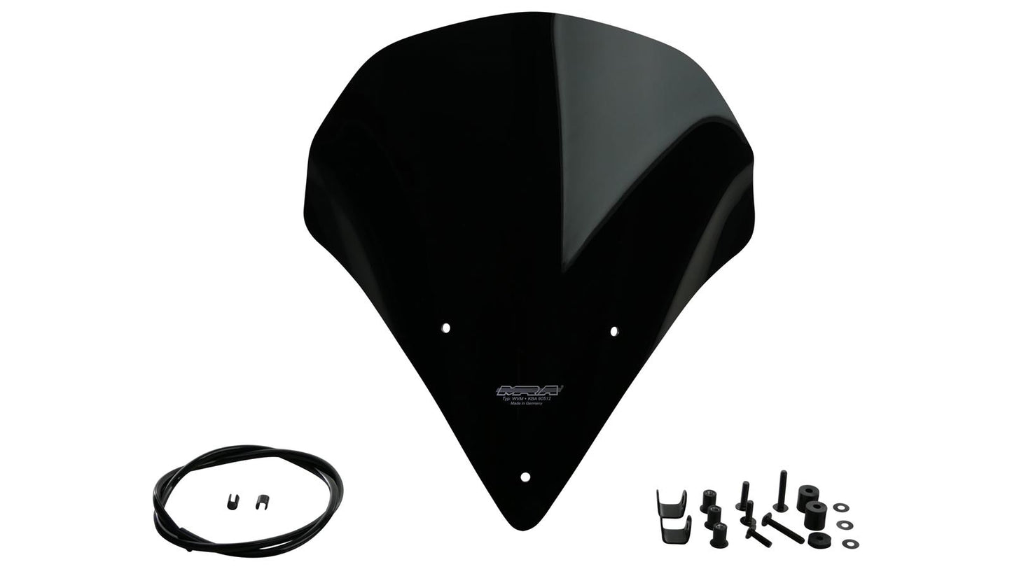 MRA Sportscheibe SPM schwarz passend für Aprilia Tuono 1000 V4R 2011-2014