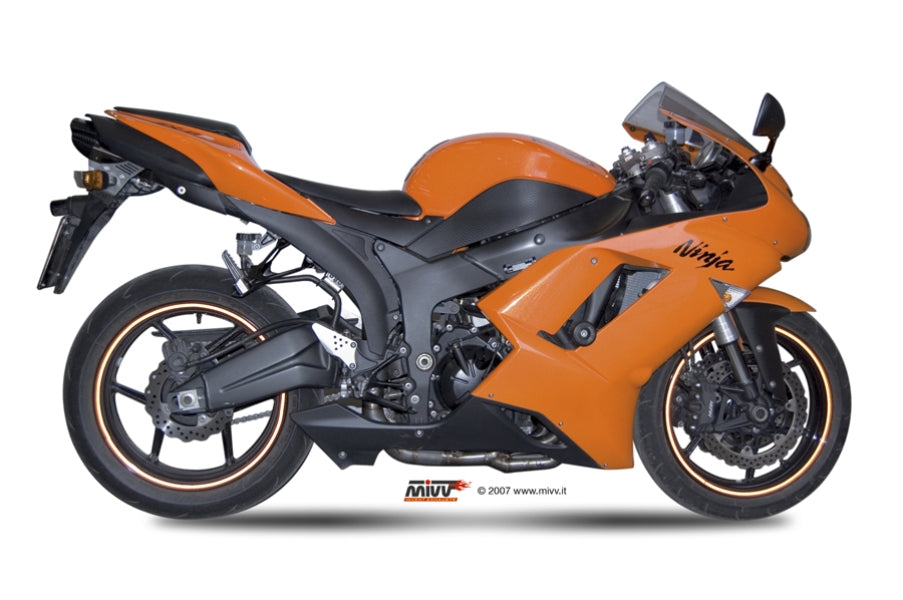 MIVV Suono Auspuff Edelstahl passend für Kawasaki ZX-6R 2007-2008