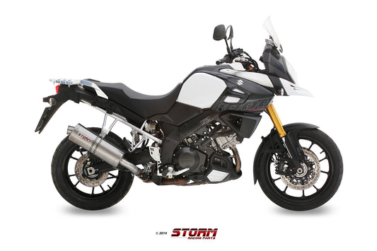 STORM OVAL Auspuff passend für SUZUKI V-STROM 1000 2014-2021