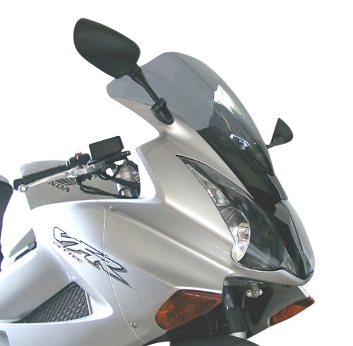 MRA Racingscheibe "R" rauchgrau passend für Honda VFR 800 2002-2013