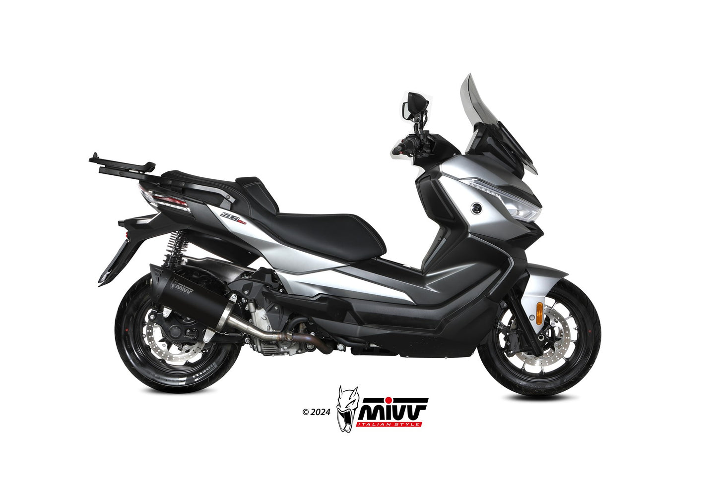 MIVV MOVER Auspuff schwarz passend für VOGE SFIDA SR4 MAX 2024