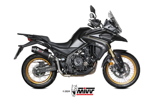 MIVV Oval Auspuff schwarz passend für VOGE VALICO 900 DSX 2024-2026