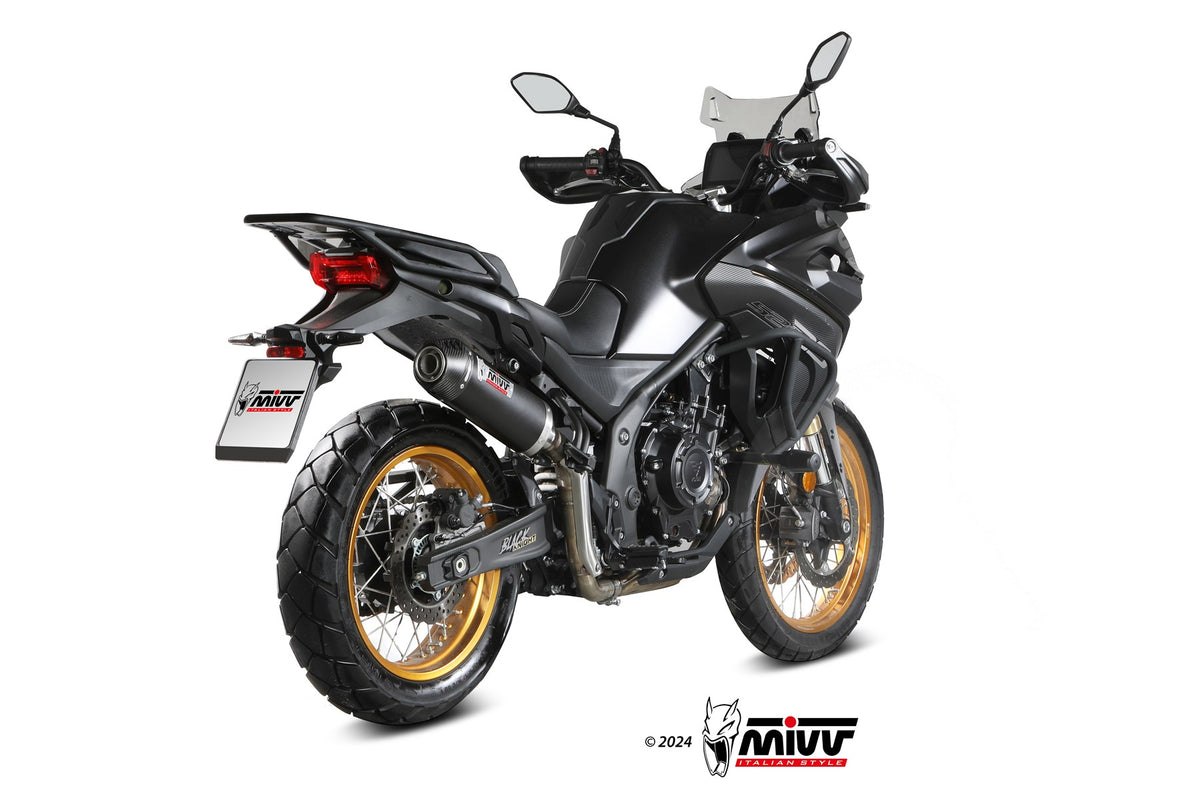 MIVV Oval Auspuff schwarz passend für VOGE VALICO 900 DSX 2024-2026