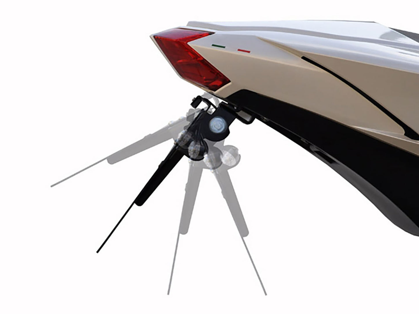 Kennzeichenhalter passend für KTM 990 Duke 2024-2025 - Kama Bike Parts