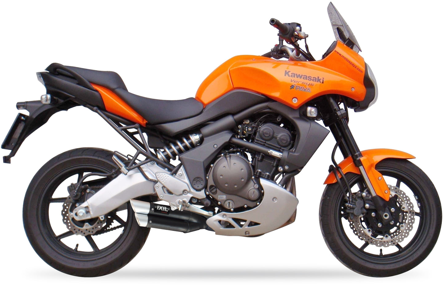 IXIL Hyperlow black XL Auspuff passend für Kawasaki Versys 650 2007-2014